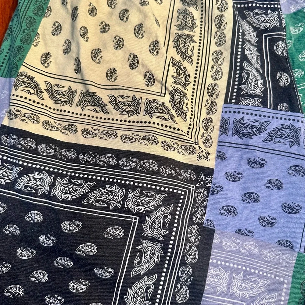 H&M Men’s Paisley Patchwork Shorts Size M